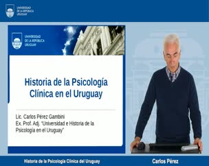 Historia de la Psicología Clínica del Uruguay