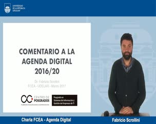 Charla FCEA - Agenda Digital